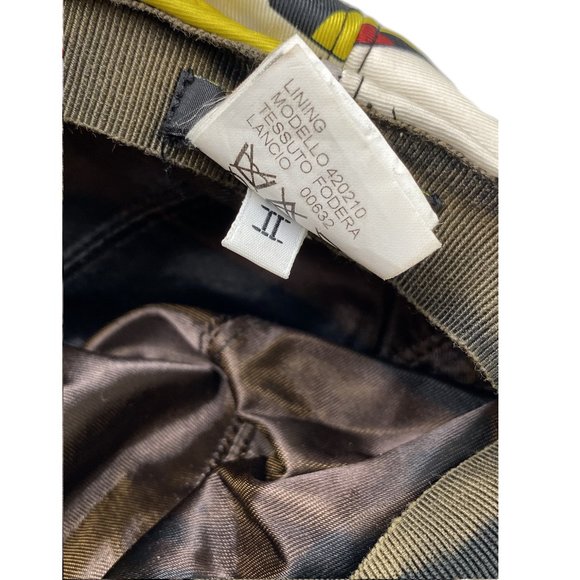 100% Authentic Emilio Pucci Red/Yellow/Black/White  Beret Hat - Picture 9 of 10